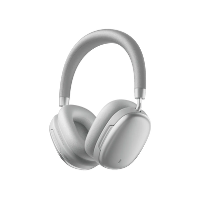 سماعات بورودو Soundtec Harmona بتقنيتي ANC وENC وتحكم باللمس - فضي | Porodo Soundtec Harmona ANC+ENC with Touch Control – Silver