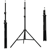 حامل ثلاثي قابل للتمديد بورودو لإضاءة التصوير - أسود | Porodo Expandable Tripod Stand For Photography Light – Black