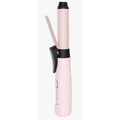 جهاز تجعيد شعر محمول بورودو Lifestyle ببطارية 2600mAh - وردي | Porodo Lifestyle 2600 mAh Portable Handheld Clip Hair Curler – Pink