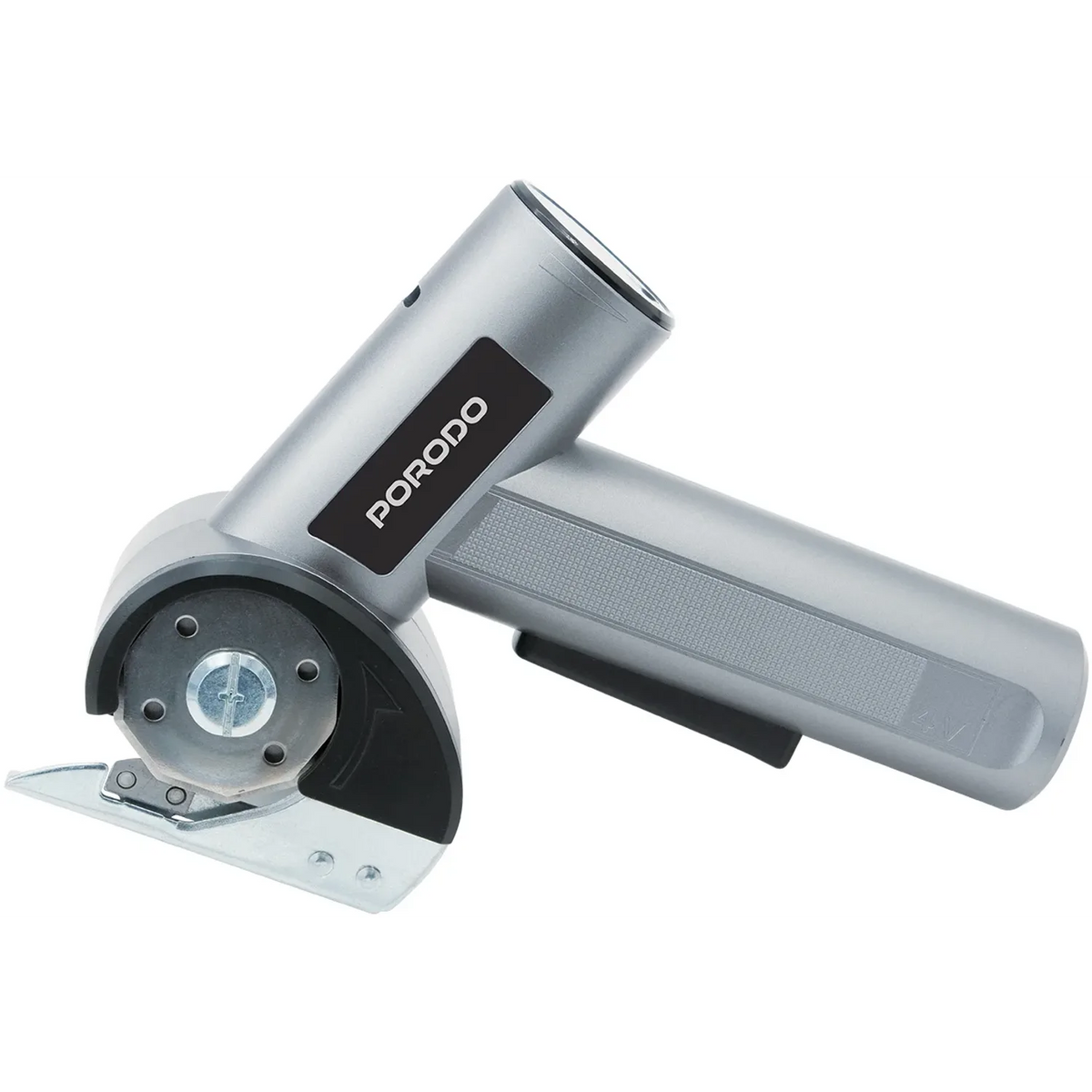 مقص كهربائي لاسلكي بورودو ببطارية 2000mAh وإضاءة توجيه وشاشة - رمادي | Porodo 2000mAh Cordless Rechargeable Electric Scissor with Guide Light and LED Displa