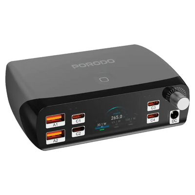 Porodo PowerGate Smart Charging Station | محطة الشحن الذكية Porodo PowerGate