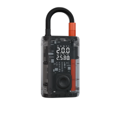 منفاخ إطارات سيارة بورودو Vyrox بضغط 150PSI وبطارية 2000mAh - أسود | Porodo Car “VYROX” Tyre Inflator 150PSI 2000 mah 60w – Black