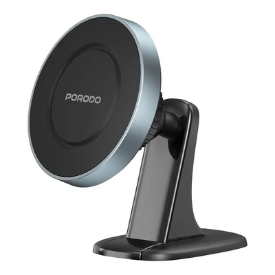 Porodo Dual Mount MagSafe Phone Holder - Black | حامل هاتف بورودو المزدوج بتقنية MagSafe - أسود