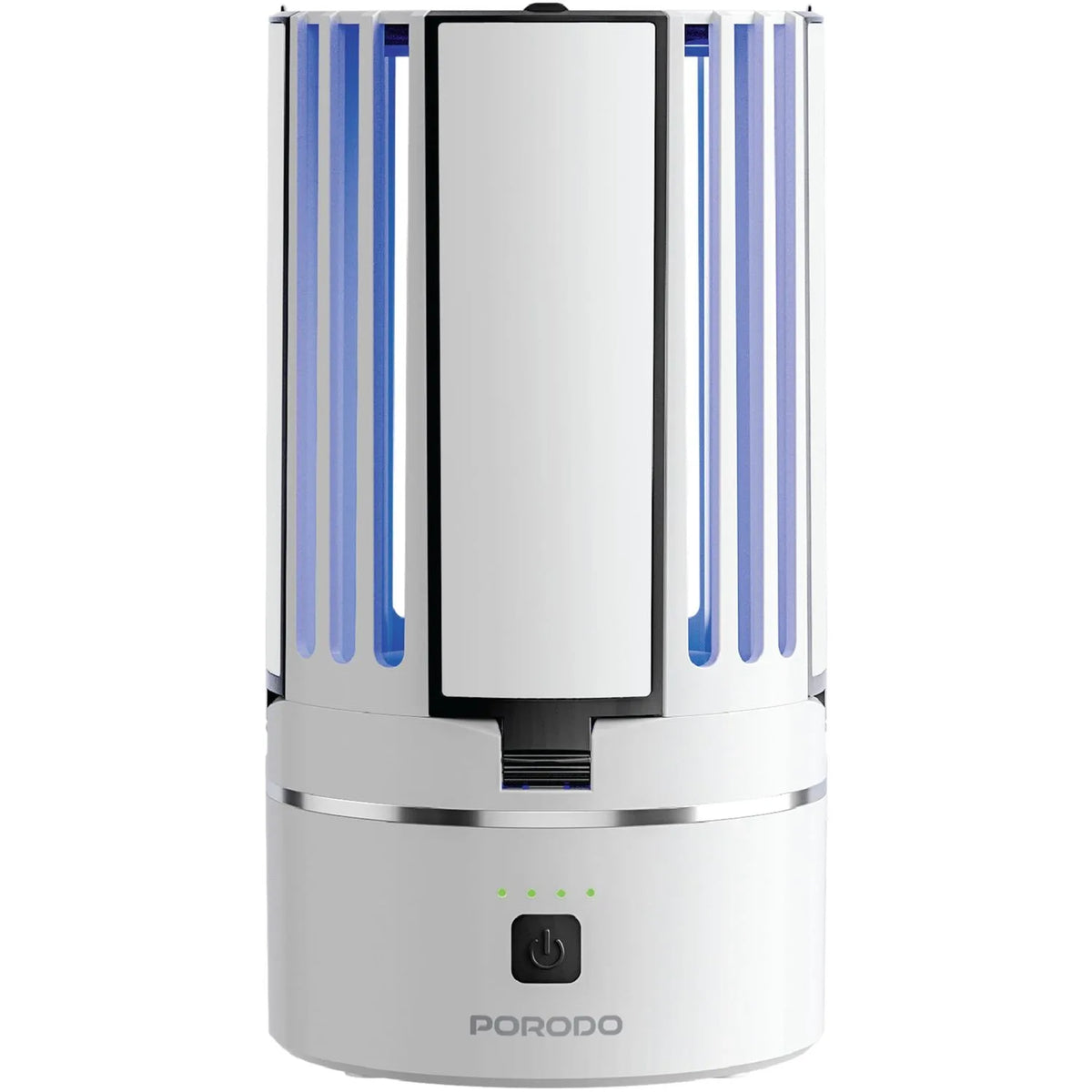 مصباح وقاتل حشرات بورودو Lifestyle اثنان في واحد ببطارية 4000mAh - أبيض | Porodo Lifestyle UV 5V 2 in 1 Insect killer Lamp 4000mah battery- White