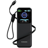باور بانك بورودو Polo بسعة 20000mAh وشحن 100 واط مع كيبل Type-C | Porodo Polo 20000MAH 100w Powerbank With Type-C to c Cable & Retractable