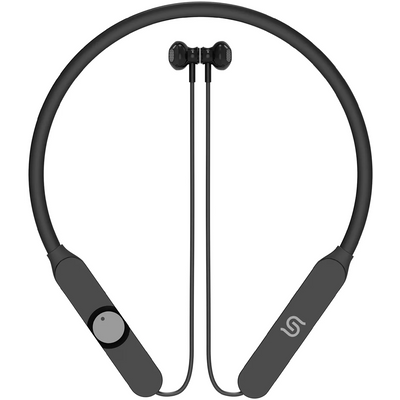 سماعة رقبة بورودو Soundtec بتقنية ENC وبطارية 1000mAh وتشغيل 150 ساعة - أسود | Porodo Soundtec Semi In Ear ENC Neckband With 1000mAh Battery and 150hrs Play Time – B