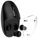 Porodo TWS Wireless Earbuds & Mouse with Transparent Magnetic Cover | سماعات أذن TWS لاسلكية وفأرة من Porodo مع غطاء مغناطيسي شفاف
