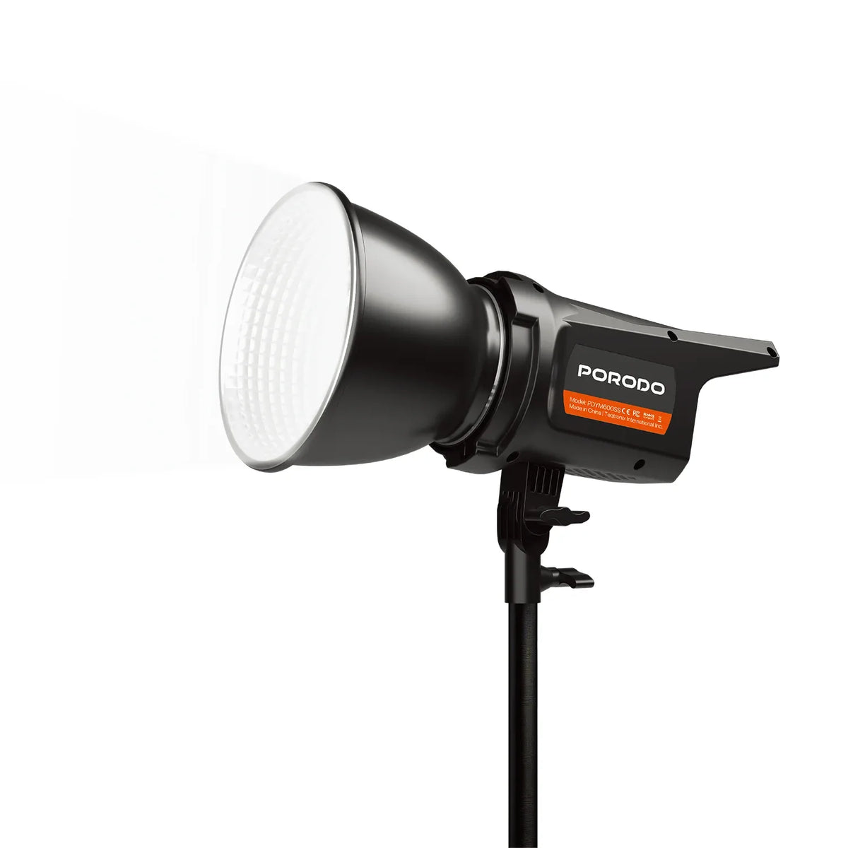 إضاءة تصوير LED بورودو 100 واط مع ريموت - أسود | Porodo LED Photography Light With Remote 100W – Black