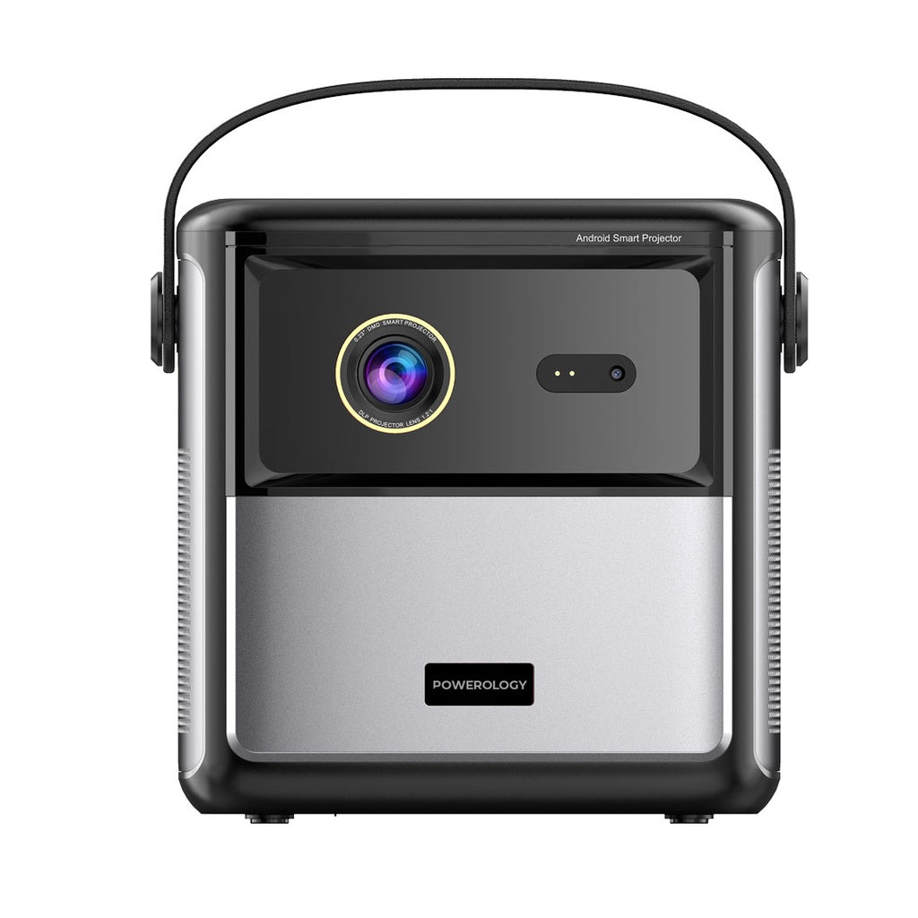 بروجكتر باورولوجي 4K GTV - اسود | Powerology 4K GTV Projector - Black