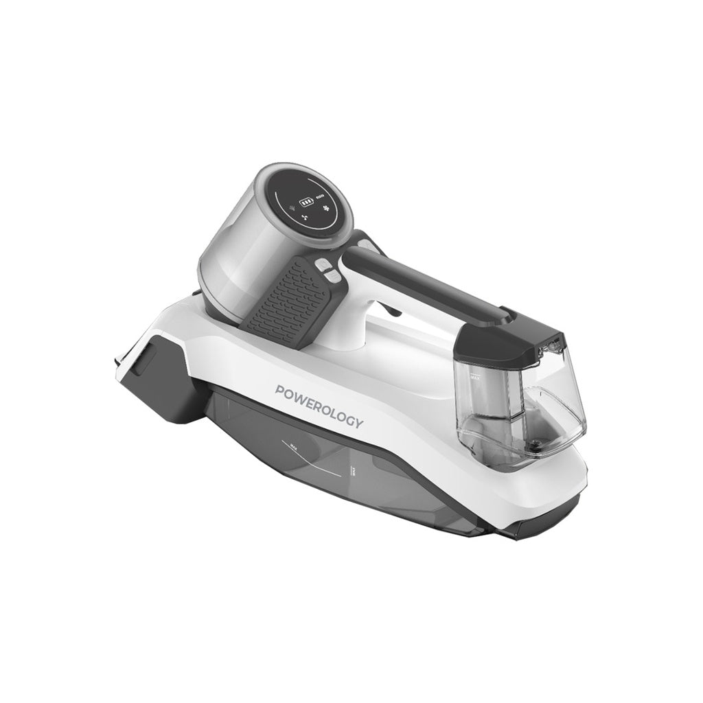 مكنسة باورولوجي المحمولة لتنظيف البقع بقوة 60 واط - ابيض | Powerology Spot Cleaner 60W - White.