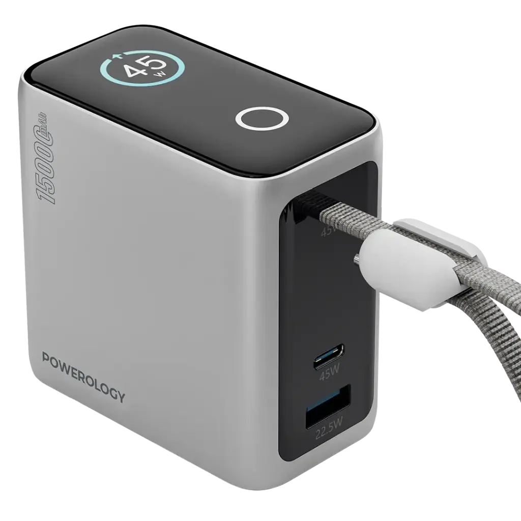 Powerology 15000mAh Mini Power Bank | باور بنك صغير 15000 مللي أمبير