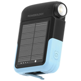 باور بانك باورولوجي الشمسي بسعة 10,000 مللي امبير - اسود | Powerology Solar Power Bank 10000mAh – Black