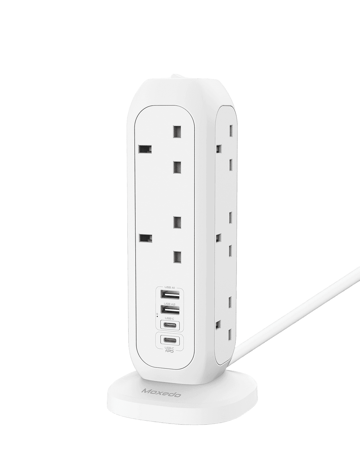 Moxedo Smart-Hub Tower Power Strip - Main
