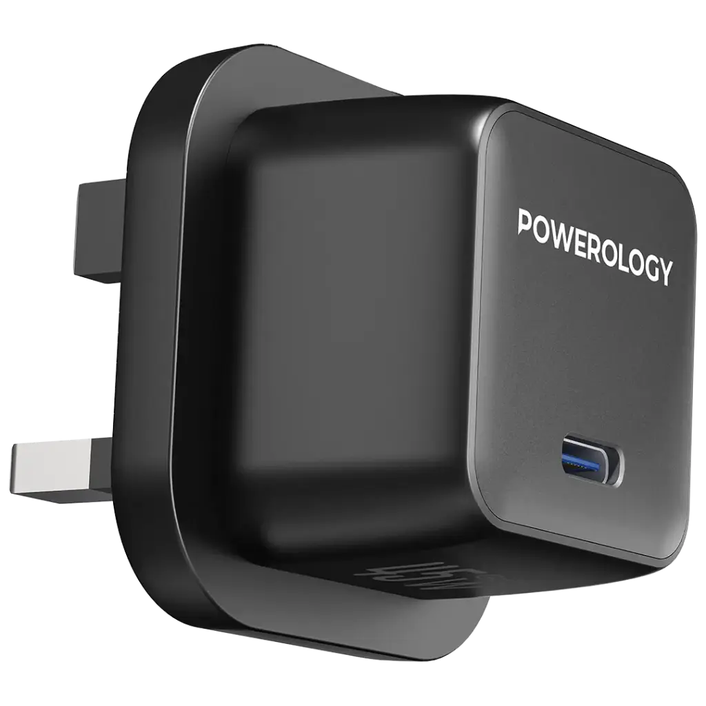 Powerology QX 45W Pocket-Sized GaN Adapter | محول شحن GaN مدمج 45 واط