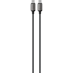 كابل باورولوجي يو إس بي سي بقدرة 240 واط من سلسلة زينكو - رمادي غامق | Powerology Zinco Series 240W USB-C Cable - Dark Gray