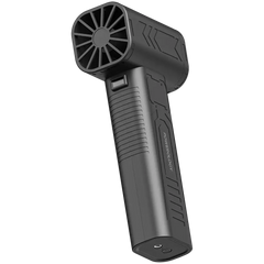 منفاخ باورولوجي توربو 24000 مللي أمبير مع إضائة LED - أسود | Powerology 24000mAh Turbo Blower Fan with LED Light - Black