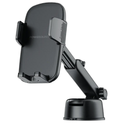 حامل هاتف سيارة باورولوجي رافن بقفل أوتوماتيكي - أسود | Powerology Raven Auto-Clamping Car Phone Mount - Black