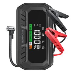 Promate PatrolPack-Ultra Car Jump Starter 3000A Air Compressor 16000mAh-Front