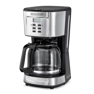 ماكينة قهوة بلاك آند ديكر 12 كوب قابلة للبرمجة وبقدرة 900 واط | Black+Decker DCM85-B5 900W 12 Cup Programmable Coffee Maker