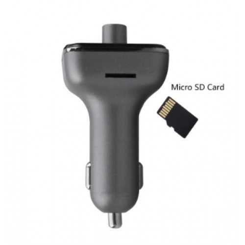شاحن سيارة مع ناقل FM بقدرة 15 واط / 3.4A من بورودو | Porodo FM Transmitter and Fast Charging Car Charger 3.4A / 15W