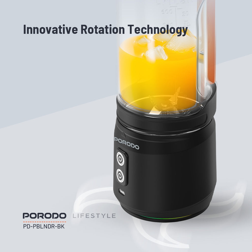 Blendera Portable ya Porodo 240W 6 Tîj, kapasîteya 700ML.