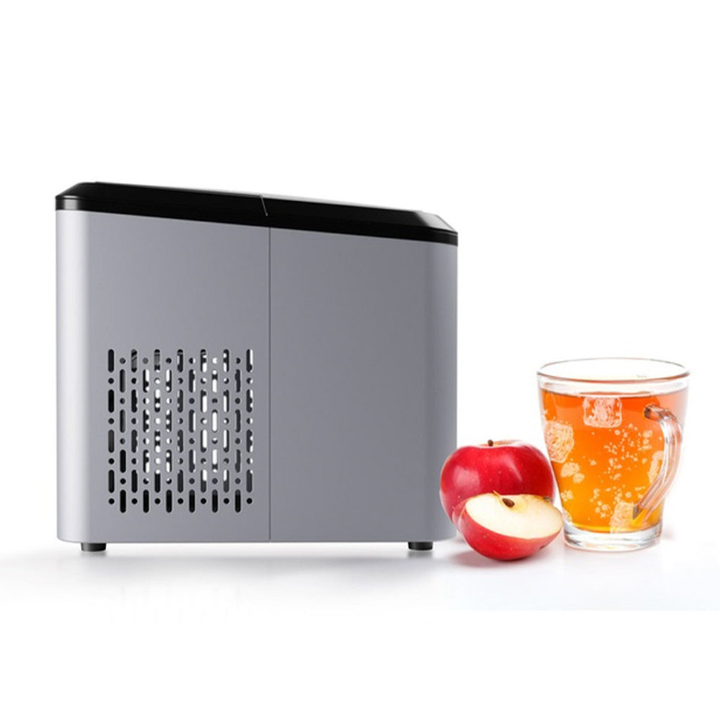 Porodo Lifestyle Portable Outdoor Ice Cube Machine 2.2L 12kg - Dark Grey | ماكينة بورودو المحمولة لصنع مكعبات الثلج 2.2 لتر 12 كجم - رمادي غامق