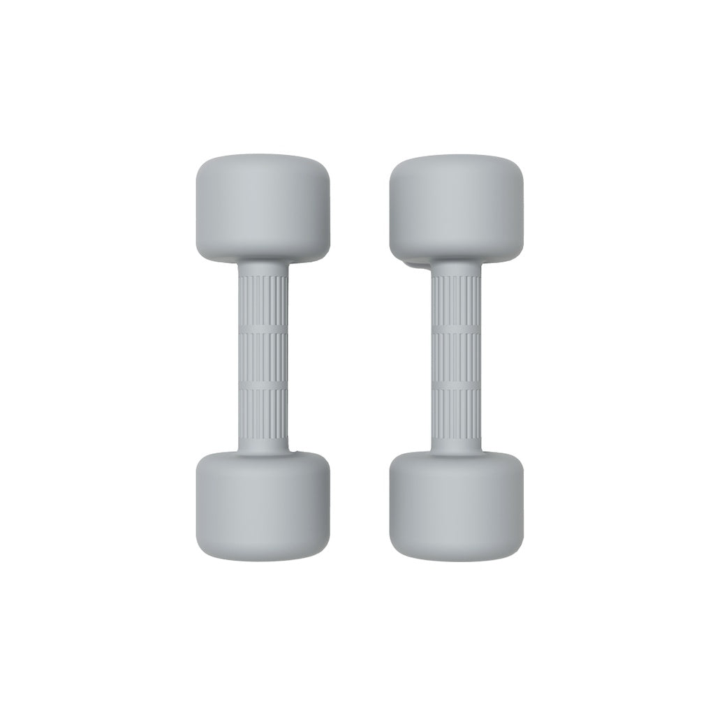 دمبل ذكي من بورودو لايف ستايل, عدد 2 بوزن 3 كجم - رمادي | Porodo Lifestyle Smart Dumbbell 2x3KG - Grey