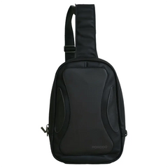 حقيبة بورودو ترافيرس كروس للكتف للابتوب لين 15.6 بوصة بجيب مبطّن - أسود | Porodo Lifestyle Traverse Shoulder Sling Bag Black
