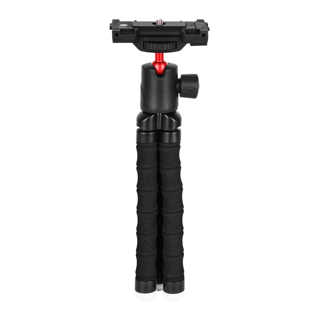 حامل هاتف مع ترايبود مكتبي من بورودو - اسود | Porodo Table Tripod with Phone Holder – Black