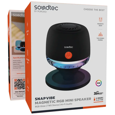 Porodo Snap Vibe Mini Speaker Green
