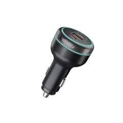 Promate PowerDrive-230 شاحن سيارة 230 واط بثلاثة منافذ - صورة أمامية