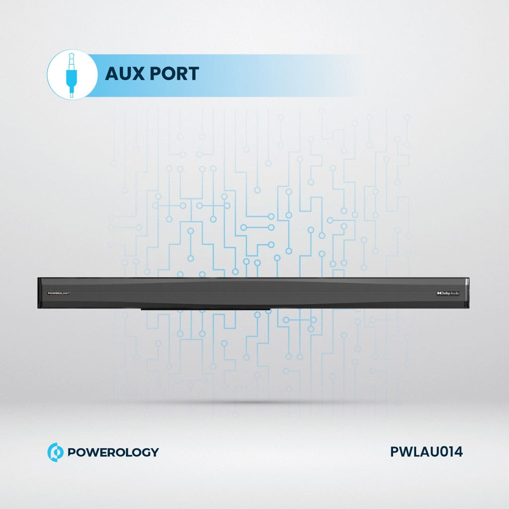 Sîstema Axaftvanên Şanoya Malê ya Powerology 5.1CH - Reş