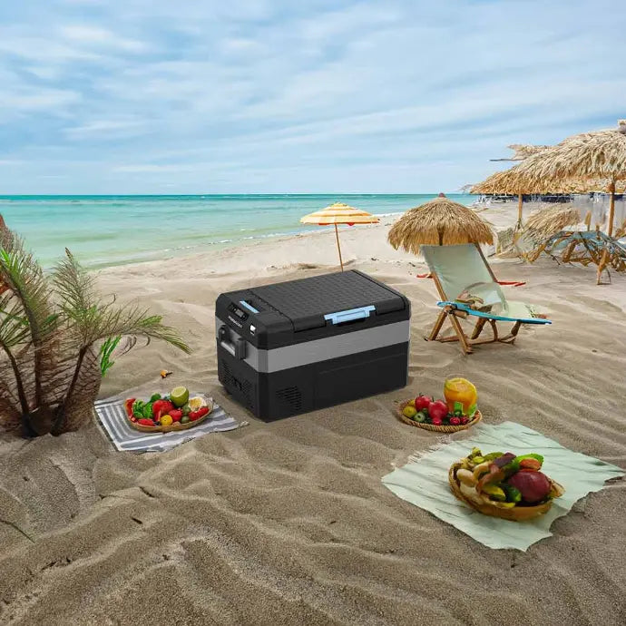 Sarincokê Veguhêzbar ê Powerology 55L bi Sepana Smart - Reş