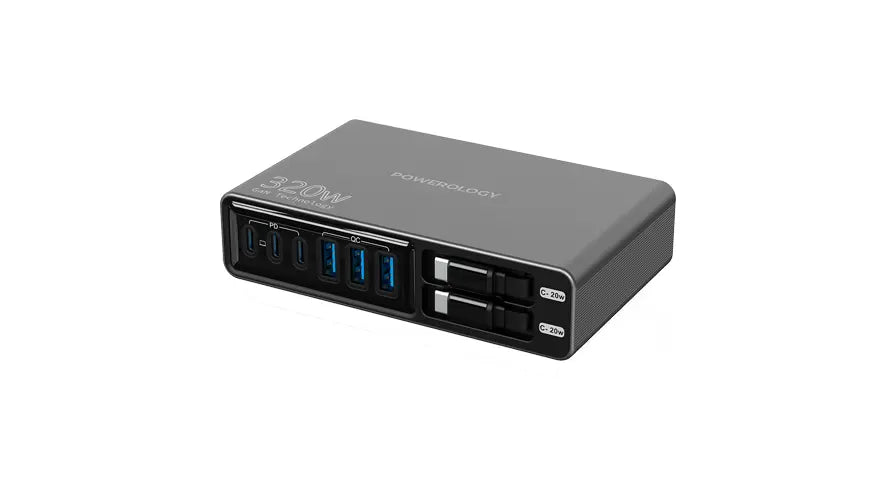 Powerology Univo Charging Station 320W GaN