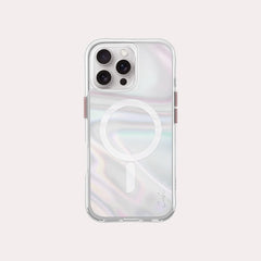 UNIQ Coehl Savon holographic case for iPhone 16 Pro Max Bubble Prism