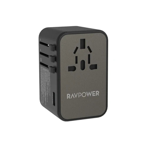 Şarjêra Gerdûnî ya RAVPower RP-PC1043 GaN 75W 4-Port - Şarjêra Gerdûnî ya RAVPower GaN 75W, 4 Port