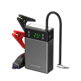 شاحن بطارية سيارة 12000 الف ملي امبير قدرة 800 امبير مع لايت عملاق ومنافذ شحن - RAVPower Jump Starter With Air Compressor 12000mAh