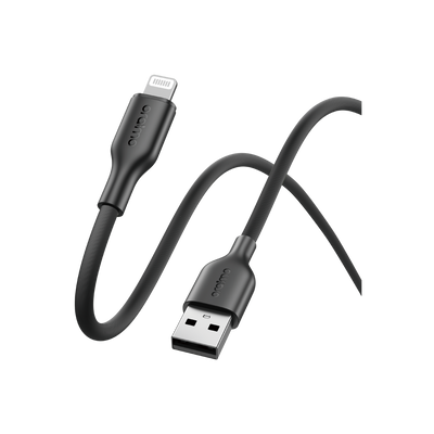 Oraimo OCD-114LJ Lightning Cable Black - Front View