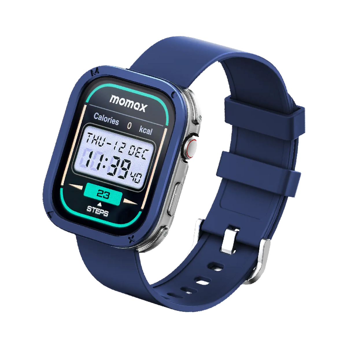 Momax 1-Wear+ Pro SW3S Smart Watch Dark Blue - Front