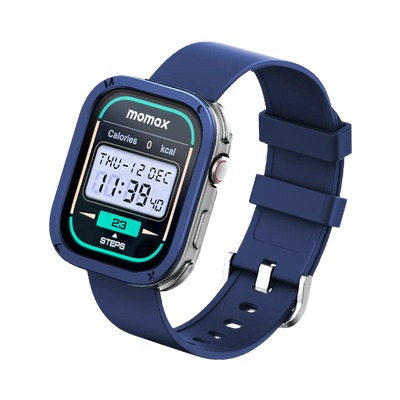 Momax 1-Wear+ Pro SW3S Smart Watch Dark Blue - Front