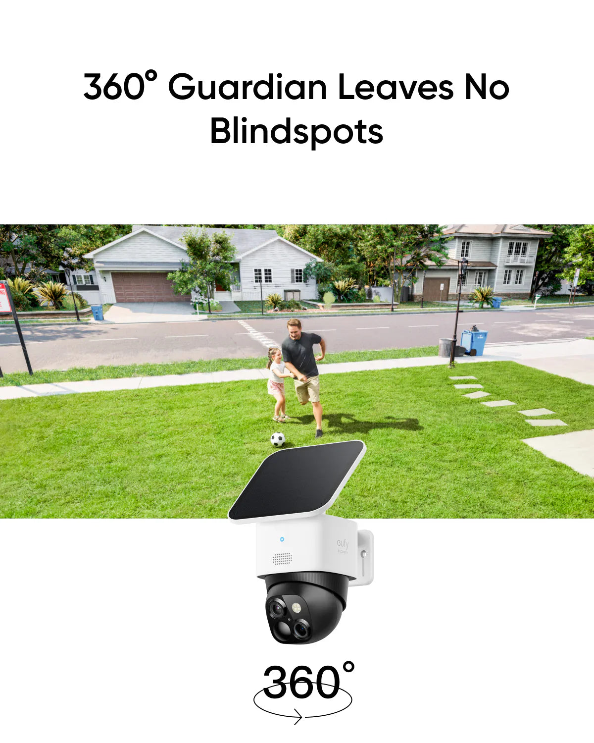 كاميرا مراقبة انكر يوفي سولو كام S340 اللاسلكية, بدقة 3K, تشغيل طاقة شمسية | Anker eufy Security SoloCam S340, Solar Wireless Outdoor 3K Camera