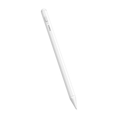 Baseus Smooth Writing Stylus Lite with LED Indicators, Moon White - قلم بيسوس الذكي للكتابة الناعمة مع مؤشرات LED، أبيض قمري