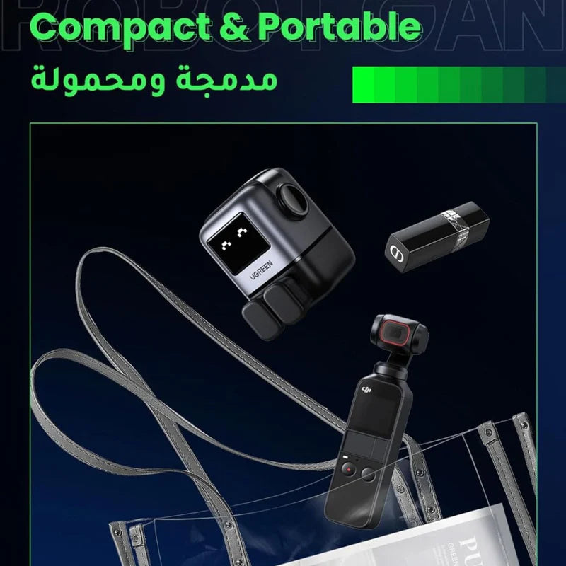شاحن يوجرين روبوت GaN 65 واط 3 منافذ USB-A+2×USB-C | UGREEN USB-A+2×USB-C 65W Robot GaN Tech Fast Charger