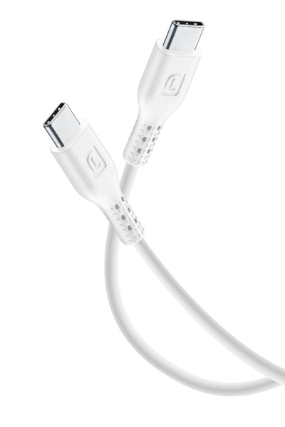 Kabloya Hêzê ya Cellularline 120cm USB-C bo USB-C - Kabloya Şarjkirinê ya Cellularline 120cm USB-C bo USB-C
