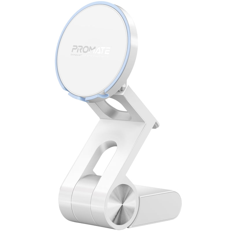 Promate VersaMount White MagSafe extendable camera mount and foldable stand - main view