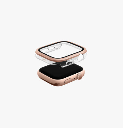 UNIQ Voute 2-in-1 case and screen guard for Apple Watch 46mm Rose Gold