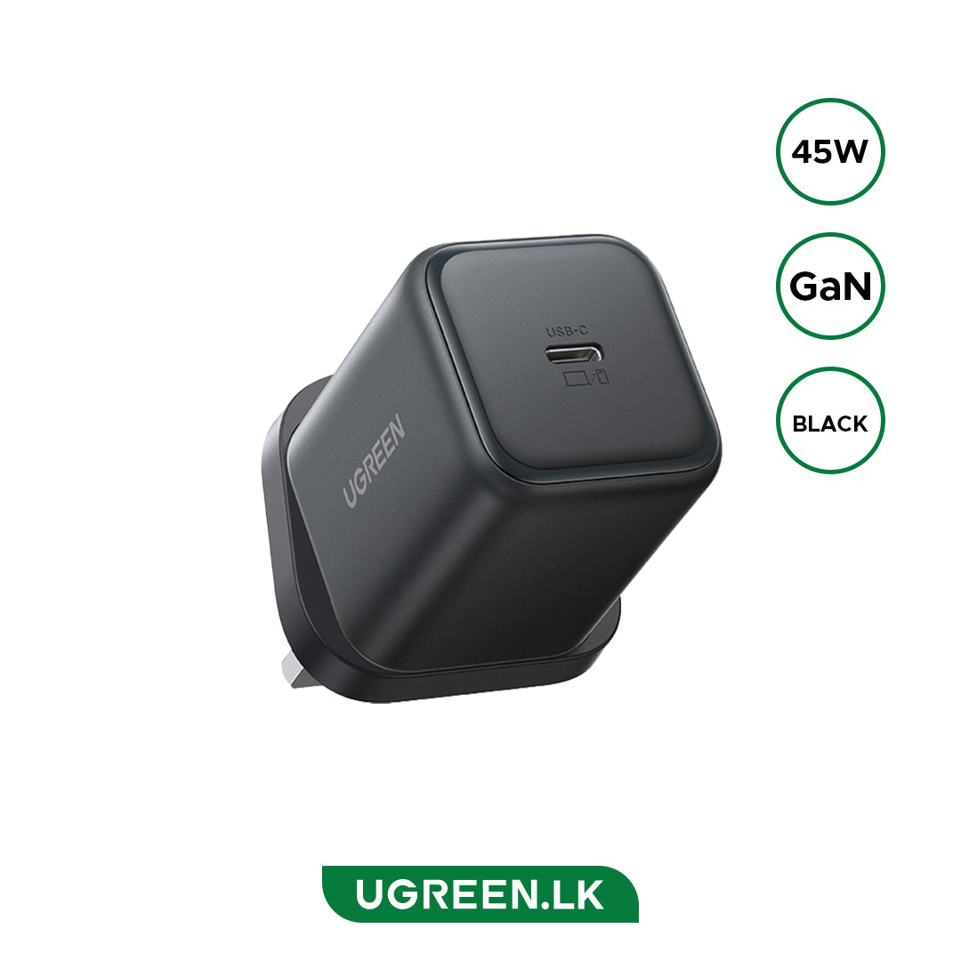 UGREEN 45W USB-C GaN Fast Charger UK | شاحن سريع 45 واط يو جرين