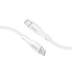 Promate XCord-CC200 White TPE USB-C to USB-C cable 2m - main view