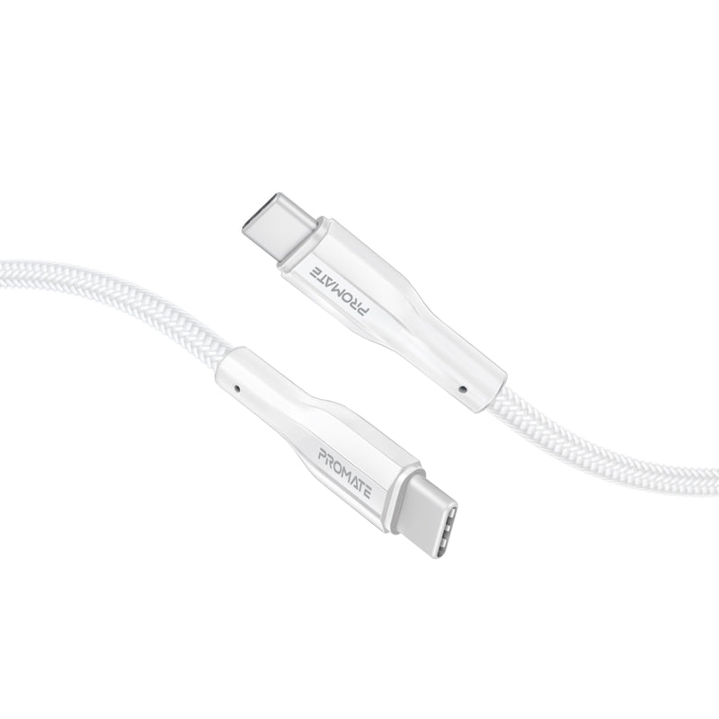 Promate XCord-CC300 White 3 metre USB-C to USB-C TPE cable - main view