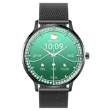 ساعة بروميت إكس واتش US13 الذكية بشاشة AMOLED منحنية 1.32 إنش - أسود | Promate xWatch-US13 1.32" Curved AMOLED Fitness Tracker Smartwatch with BT Calling - Black
